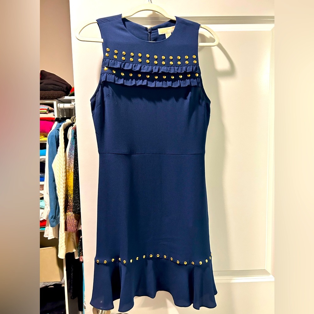 NWT Michael Kors navy dress